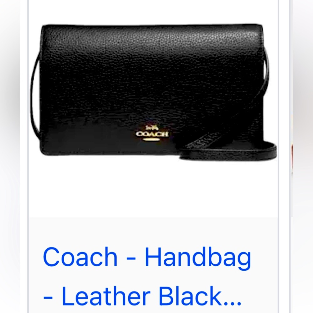 Coach Crossbody wallet purse, pebbled, leather, soft luxurious perfect for gift